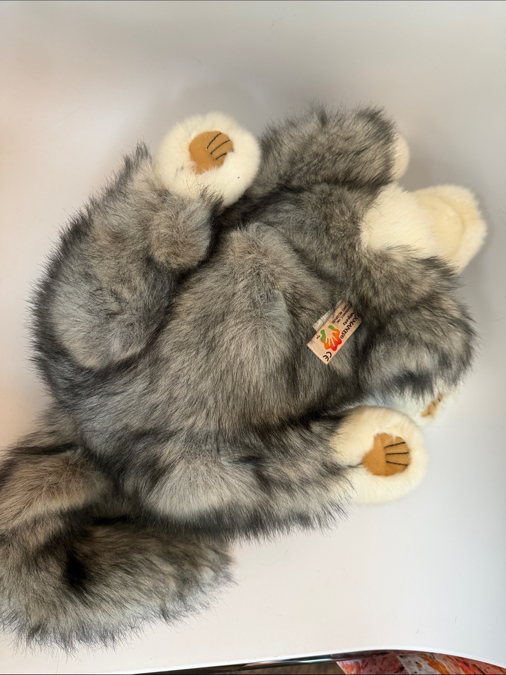 Folkmanis Timber Wolf Hand Puppet Plush 18" - Picture 3 of 6